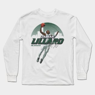 Damian Lillard Milwaukee Skyline Long Sleeve T-Shirt